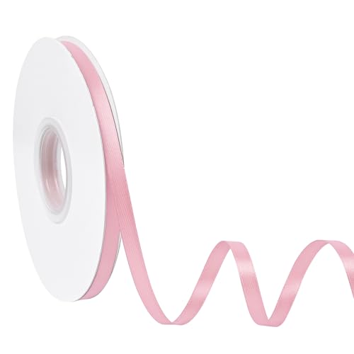 Ribreeze Satinband, 0,6 cm, Rosa, 45,7 m, für Geschenkverpackungen, Hochzeiten, Bastelarbeiten, Blumendekoration, Nähen und mehr Ribreeze Satinband, 0,6 cm, Rosa, 45,7 m, für Geschenkverpackungen, Hochzeiten, Bastelarbeiten, Blumendekoration, Nähen und mehr von Ribreeze