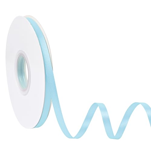 Ribreeze Satinband, 0,6 cm, hellblau, 45,7 m, für Geschenkverpackungen, Hochzeiten, Bastelarbeiten, Blumendekoration, Nähen und mehr Ribreeze Satinband, 0,6 cm, hellblau, 45,7 m, für Geschenkverpackungen, Hochzeiten, Bastelarbeiten, Blumendekoration, Nähen und mehr von Ribreeze