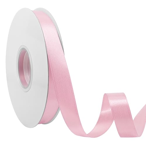 Ribreeze Satinband, 1,6 cm, Rosa, 45,7 m, für Geschenkverpackungen, Hochzeiten, Bastelarbeiten, Blumendekoration, Nähen und mehr Ribreeze Satinband, 1,6 cm, Rosa, 45,7 m, für Geschenkverpackungen, Hochzeiten, Bastelarbeiten, Blumendekoration, Nähen und mehr von Ribreeze