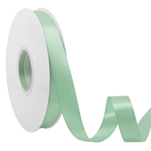 Ribreeze Satinband, 1,6 cm, Salbeigrün, 45,7 m, für Geschenkverpackungen, Hochzeiten, Bastelarbeiten, Blumendekoration, Nähen und mehr Ribreeze Satinband, 1,6 cm, Salbeigrün, 45,7 m, für Geschenkverpackungen, Hochzeiten, Bastelarbeiten, Blumendekoration, Nähen und mehr von Ribreeze