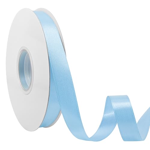 Ribreeze Satinband, 1,6 cm, hellblau, 45,7 m, für Geschenkverpackungen, Hochzeiten, Bastelarbeiten, Blumendekoration, Nähen und mehr Ribreeze Satinband, 1,6 cm, hellblau, 45,7 m, für Geschenkverpackungen, Hochzeiten, Bastelarbeiten, Blumendekoration, Nähen und mehr von Ribreeze