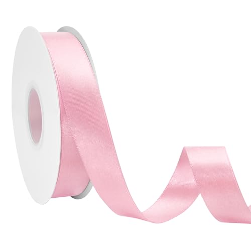 Ribreeze Satinband, 2,5 cm, Rosa, 45,7 m, für Geschenkverpackungen, Hochzeiten, Basteln, Blumendekoration, Nähen und mehr Ribreeze Satinband, 2,5 cm, Rosa, 45,7 m, für Geschenkverpackungen, Hochzeiten, Basteln, Blumendekoration, Nähen und mehr von Ribreeze