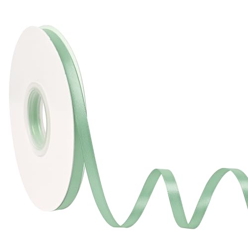 Ribreeze Satinband, 6,35 mm, Salbeigrün, 45,7 m, für Geschenkverpackungen, Hochzeiten, Basteln, Blumendekoration, Nähen und mehr Ribreeze Satinband, 6,35 mm, Salbeigrün, 45,7 m, für Geschenkverpackungen, Hochzeiten, Basteln, Blumendekoration, Nähen und mehr von Ribreeze