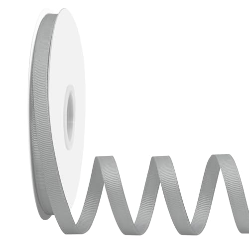 Ribreeze Silberfarbenes Ripsband, 0,95 cm, 45,7 m, für Geschenkverpackungen, Hochzeiten, Bastelarbeiten, Blumendekoration, Nähen und mehr Ribreeze Silberfarbenes Ripsband, 0,95 cm, 45,7 m, für Geschenkverpackungen, Hochzeiten, Bastelarbeiten, Blumendekoration, Nähen und mehr von Ribreeze