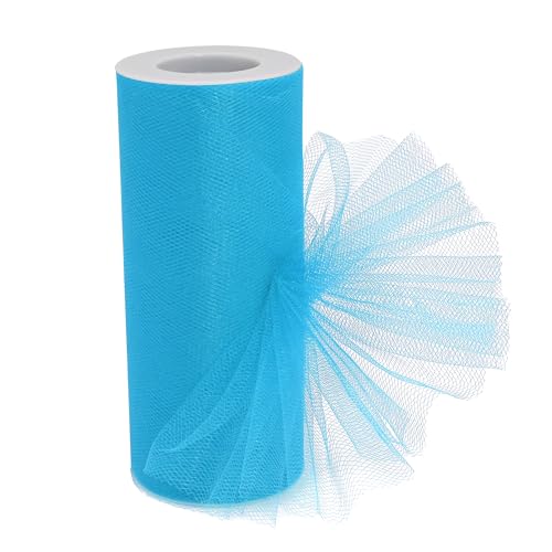 Ribreeze Türkisblaue Tüllstoffrolle, 15,2 cm x 22,7 m, Tüllnetz für Geschenkverpackungen, Bastelarbeiten, Party-Dekorationen und Ponchos und mehr Ribreeze Türkisblaue Tüllstoffrolle, 15,2 cm x 22,7 m, Tüllnetz für Geschenkverpackungen, Bastelarbeiten, Party-Dekorationen und Ponchos und mehr von Ribreeze