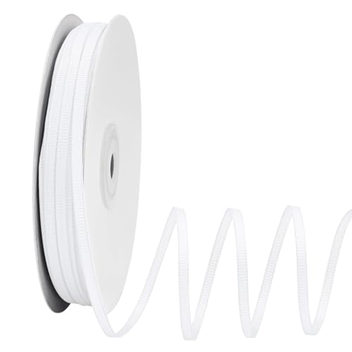 Ribreeze Weißes Ripsband, 0,3 cm, 91,4 m, für Geschenkverpackungen, Hochzeiten, Bastelarbeiten, Blumendekoration, Nähen und mehr Ribreeze Weißes Ripsband, 0,3 cm, 91,4 m, für Geschenkverpackungen, Hochzeiten, Bastelarbeiten, Blumendekoration, Nähen und mehr von Ribreeze