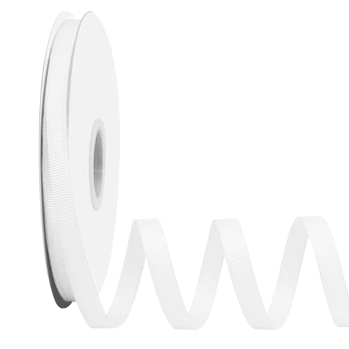Ribreeze Weißes Ripsband, 0,95 cm, 45,7 m, für Geschenkverpackungen, Hochzeiten, Bastelarbeiten, Blumendekoration, Nähen und mehr Ribreeze Weißes Ripsband, 0,95 cm, 45,7 m, für Geschenkverpackungen, Hochzeiten, Bastelarbeiten, Blumendekoration, Nähen und mehr von Ribreeze