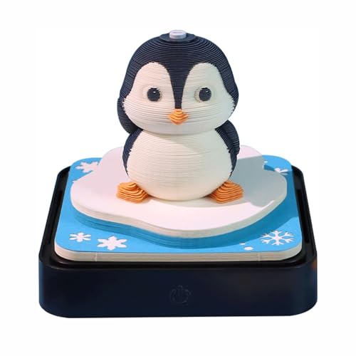 Motivierende Tischkalender Großer Tischkalender Abreißbar 3D Papier Kunst Notizblock mit LED-Lichtern 3D Tischkalender 2025 3D Weihnachten Adventskalender Carving AT-A-GLANCE 2025 Wandkalender von Rich Iron