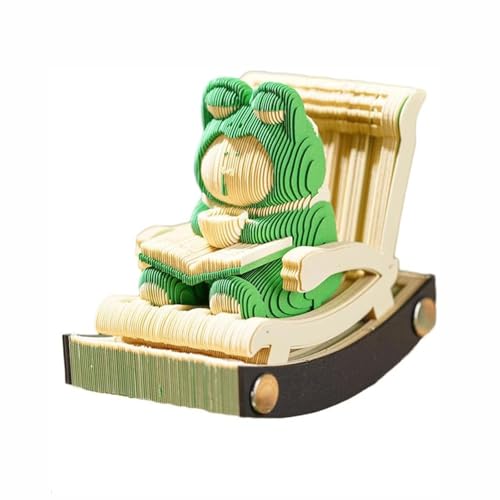 Motivierender Schreibtischkalender Frosch im Schaukelstuhl 3D Haftnotizen 2025 Zeitmesser Kalender Lasergravur handzerrissene Haftnotizen Urlaubsgeschenke AT-A-GLANCE 2025 Wandkalender Motivierender Schreibtischkalender Frosch im Schaukelstuhl 3D Haftnotizen 2025 Zeitmesser Kalender Lasergravur handzerrissene Haftnotizen Urlaubsgeschenke AT-A-GLANCE 2025 Wandkalender von Rich Iron