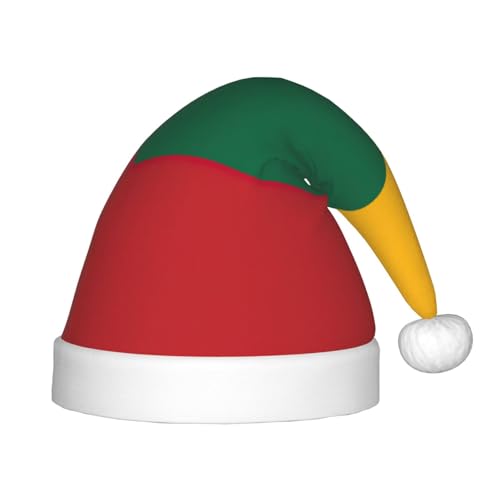 Rich&Rabbit Festliche Weihnachtsmütze mit Litauenflaggen-Druck, passend für kleine Köpfe, für Partys und Feiern von Rich&Rabbit