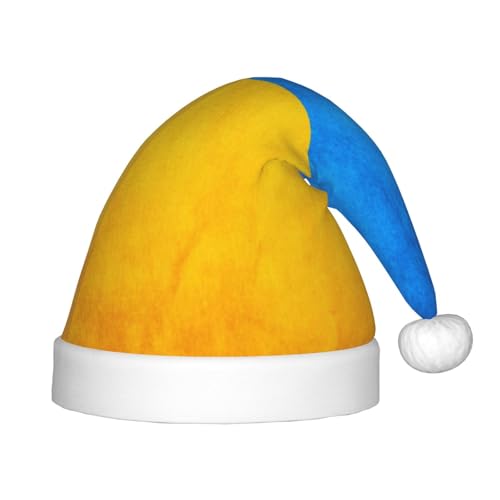 Rich&Rabbit Festlicher Weihnachtshut mit ukrainischer Flagge, passend für kleine Köpfe für Partys und Feiern von Rich&Rabbit