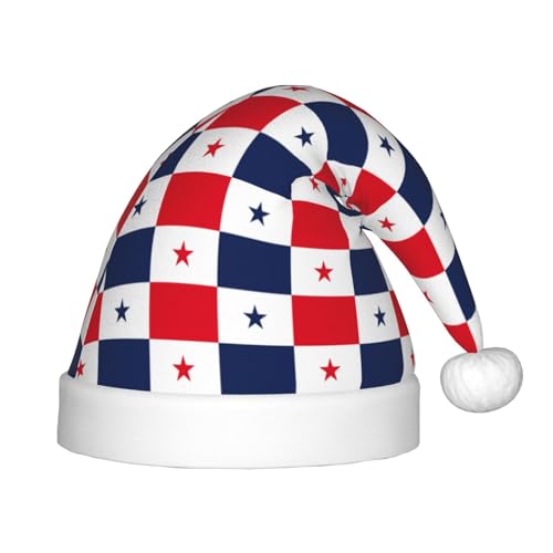 Rich&Rabbit Flagge von Panama Druck Festliche Weihnachtsmütze Fit für kleine Köpfe für Partys und Feiern von Rich&Rabbit