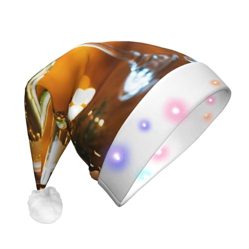 Rich&Rabbit LED-Weihnachtshut mit Weinglas-Druck, Weihnachtsmann-Hut, Weihnachten, Neujahr, Feiertage, Partyzubehör Rich&Rabbit LED-Weihnachtshut mit Weinglas-Druck, Weihnachtsmann-Hut, Weihnachten, Neujahr, Feiertage, Partyzubehör von Rich&Rabbit