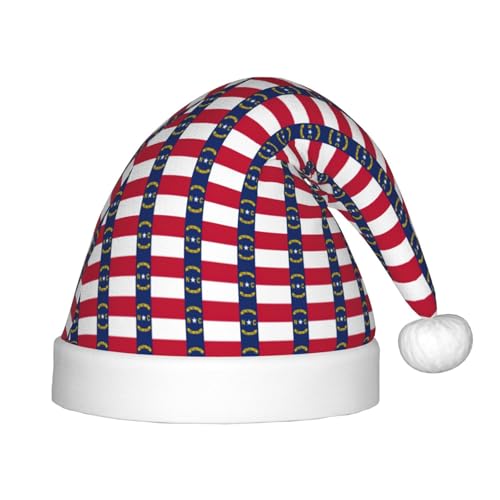 Rich&Rabbit Weihnachtsmütze mit Nord-Carolina-Flagge, bedruckt, festliche Weihnachtsmütze, passend für kleine Köpfe für Partys und Feiern Rich&Rabbit Weihnachtsmütze mit Nord-Carolina-Flagge, bedruckt, festliche Weihnachtsmütze, passend für kleine Köpfe für Partys und Feiern von Rich&Rabbit