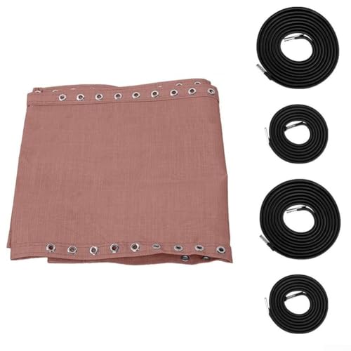 RichVibe Nylon-Ersatz-Stoffkordel-Set für Strandkörbe mit elastischen Seilen für individuelle DIY-Reparaturen (Kaffee) von RichVibe