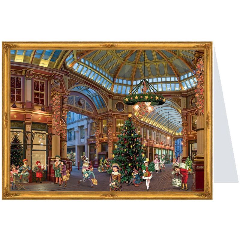 Postkarten-Adventskalender "Christmas Shopping" von Richard Sellmer Verlag