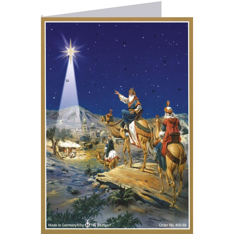 Postkarten-Adventskalender "Drei Könige" von Richard Sellmer Verlag