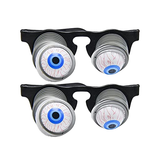Richolyn 2 Augapfel Brille Spielzeug Lustige Brille Augen Brille Lustig Scherz Brillen Horror Disguise Glasses Streich Spielzeug Witz Brille Für Halloween, Cosplay Richolyn 2 Augapfel Brille Spielzeug Lustige Brille Augen Brille Lustig Scherz Brillen Horror Disguise Glasses Streich Spielzeug Witz Brille Für Halloween, Cosplay von Richolyn