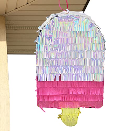 Richolyn Folienpinata für Kinder - Kegel-Piñata zur Dekoration - Kleine Piñata für Geburtstag, Jubiläum, Feier, Dekoration, Thema, Partyzubehör, Mehrfarbig, Bunte Piñata Richolyn Folienpinata für Kinder - Kegel-Piñata zur Dekoration - Kleine Piñata für Geburtstag, Jubiläum, Feier, Dekoration, Thema, Partyzubehör, Mehrfarbig, Bunte Piñata von Richolyn