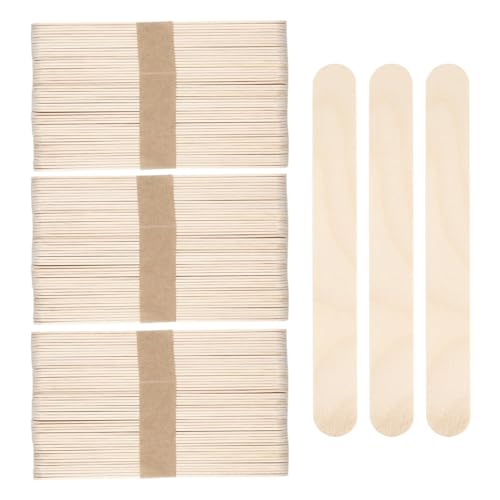 150 Holzstick, Stück Holzstäbchen Wooden Sticks, 1.8cm x 15cm Eisstiele Holz Machen, Einweg Kosmetik Spatel zur Haarentfernung, Natur Holzspachtel zum Basteln für Kinder DIY Handwerk 150 Holzstick, Stück Holzstäbchen Wooden Sticks, 1.8cm x 15cm Eisstiele Holz Machen, Einweg Kosmetik Spatel zur Haarentfernung, Natur Holzspachtel zum Basteln für Kinder DIY Handwerk von Richstory