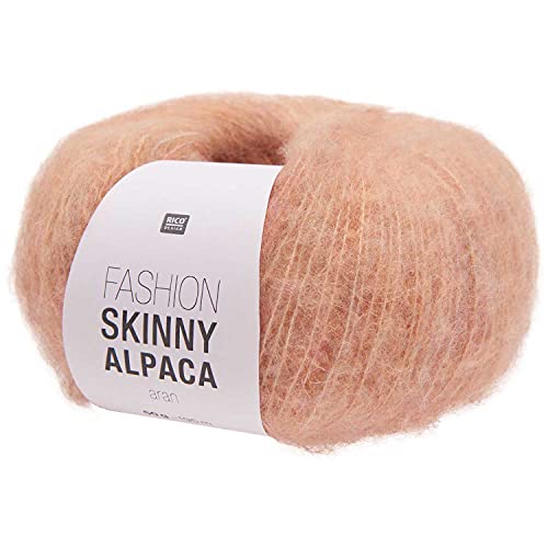 Rico Fashion Skinny Alpaca aran Fb. 03, Lacewolle mit Alpaka zum Stricken oder Häkeln, 50 g ~ 195 m von Rico Design / theofeel