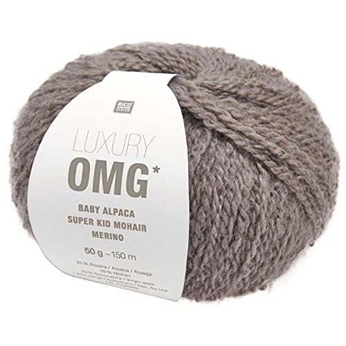 Rico Luxury OMG * 10, Wolle aus Baby Alpaka, Super Kid Mohair und Merino zum Stricken oder Häkeln, 50 g ~ 150 m Rico Luxury OMG * 10, Wolle aus Baby Alpaka, Super Kid Mohair und Merino zum Stricken oder Häkeln, 50 g ~ 150 m von Rico Design / theofeel