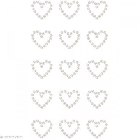 Rico Design Paper Poetry Perlen-Sticker Herzen selbstklebend von Rico Design