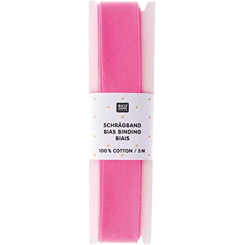 3 m Schrägband - Neon-Pink - Falzung: 40/20 3 m Schrägband - Neon-Pink - Falzung: 40/20 von Rico Design GmbH
