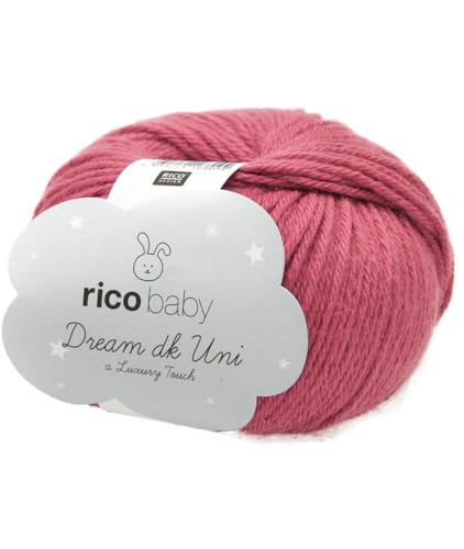 50g Rico Baby Dream Uni - Farbe: 19 - bordeaux - A Luxury Touch 50g Rico Baby Dream Uni - Farbe: 19 - bordeaux - A Luxury Touch von Rico Design
