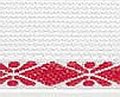 1m Aida-Band mit rotem Stickrand aus Heft 119 "Stickereien für die Küche" 1m Aida-Band mit rotem Stickrand aus Heft 119 "Stickereien für die Küche" von Rico Design