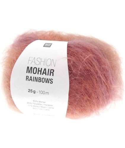 25g Fashion Mohair Rainbows - Farbe 02 - berry - kuschlig weich und schönes Farbspiel. 25g Fashion Mohair Rainbows - Farbe 02 - berry - kuschlig weich und schönes Farbspiel. von Rico Design