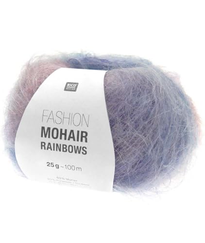 25g Fashion Mohair Rainbows - Farbe 04 - fresh - kuschlig weich und schönes Farbspiel. 25g Fashion Mohair Rainbows - Farbe 04 - fresh - kuschlig weich und schönes Farbspiel. von Rico Design