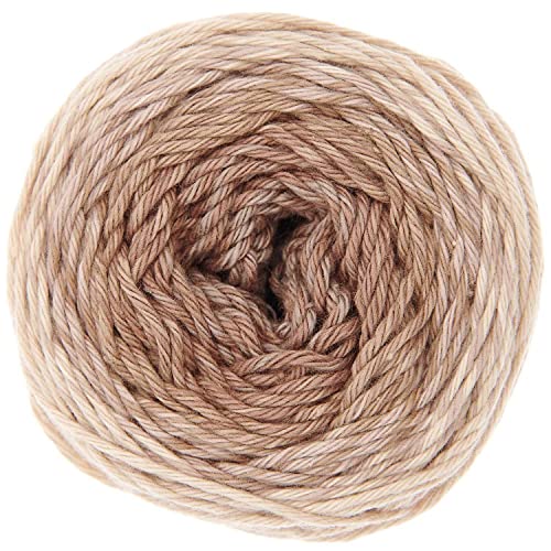 50g Ricorumi -Spin Spin - Farbe: 14 - Verlauf beige - feine Baumwolle zum Häkeln von Amigurumi-Figuren aus den neue Ricorumi-Heften von Rico Design