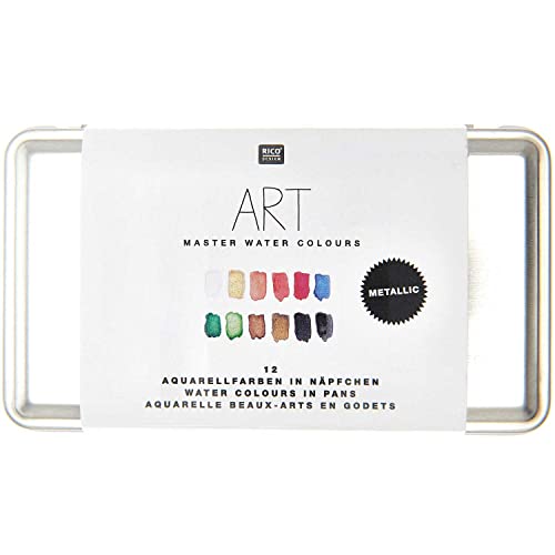 ART Master Aquarell Metallic 12 x 1/2 Näpfchen ART Master Aquarell Metallic 12 x 1/2 Näpfchen von Rico Design