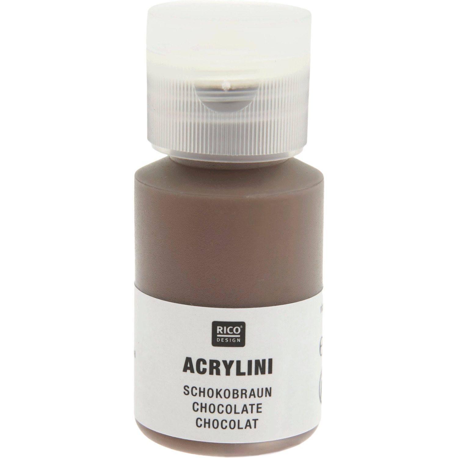 Rico Design Acrylini Acrylfarbe Schokobraun von Rico Design