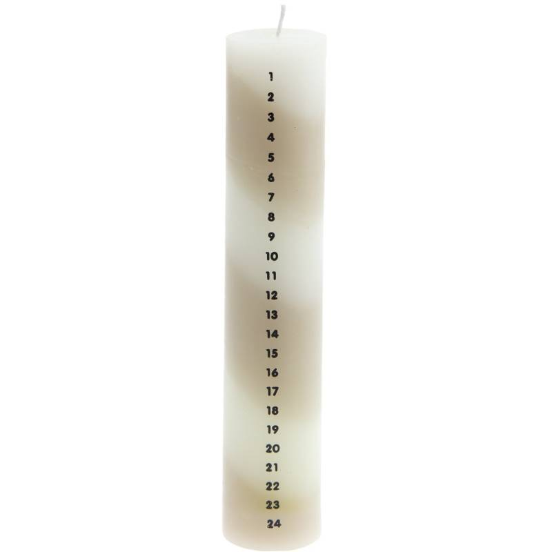 Adventskalender Kerze gestreift von Rico Design