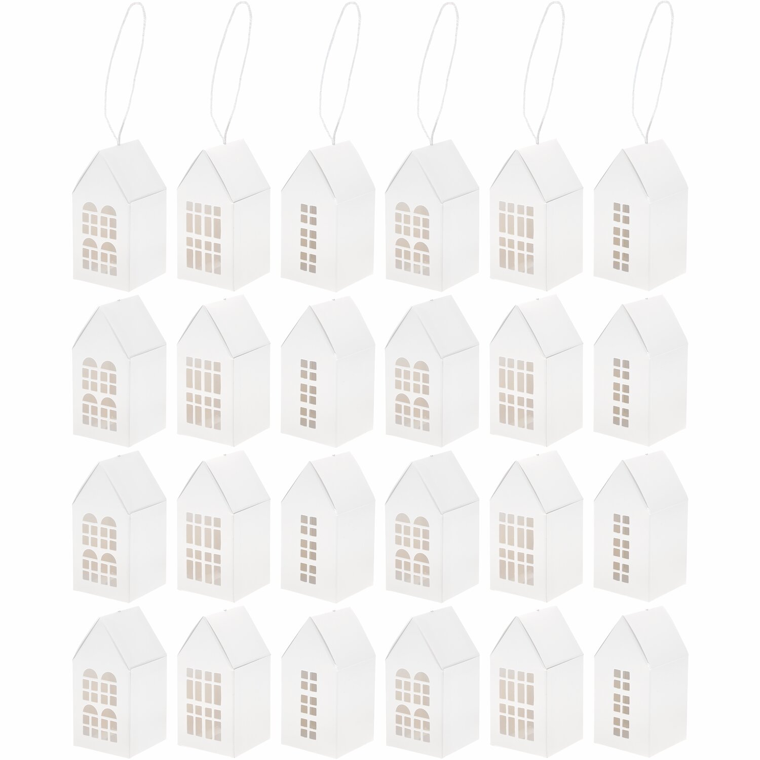 Adventskalender Papphäuser 24 Stück von Rico Design