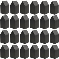 Adventskalender Papphäuser - Schwarz von Rico Design