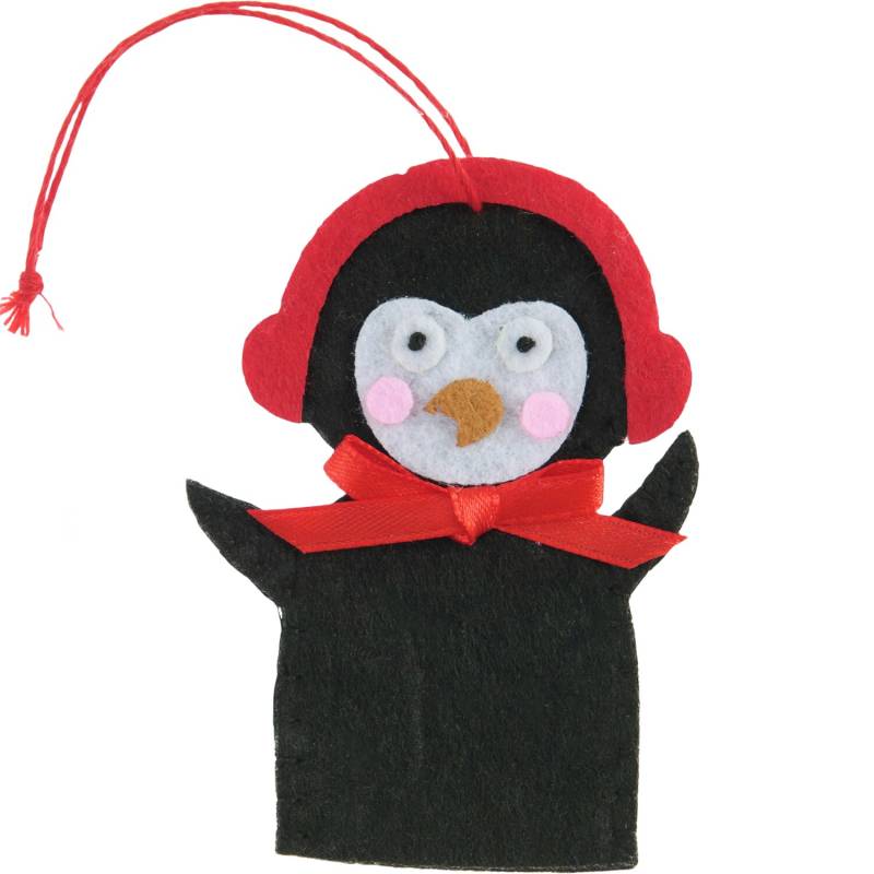 Aufhänger Filz-Pinguin flach Schwarz Aufhänger Filz-Pinguin flach Schwarz von Rico Design