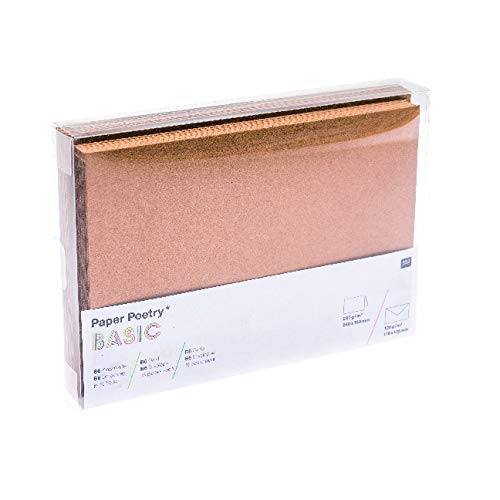 Basic Kartenset Kraftpapier, B6/B6 Basic Kartenset Kraftpapier, B6/B6 von Rico Design