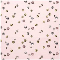 Baumwoll-Stoffzuschnitt "Murmeln Rosa" Baumwoll-Stoffzuschnitt "Murmeln Rosa" von Rico Design