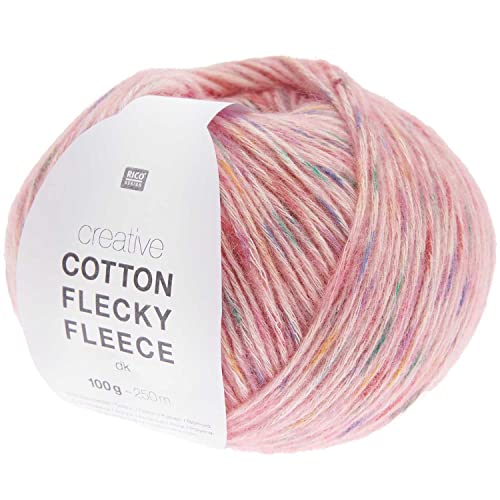 Baumwollmischgarn Rico Creative Cotton Flecky Fleece Farbe 09, bunte Wolle mit farbigen Tupfen zum Stricken oder Häkeln Baumwollmischgarn Rico Creative Cotton Flecky Fleece Farbe 09, bunte Wolle mit farbigen Tupfen zum Stricken oder Häkeln von Rico Design