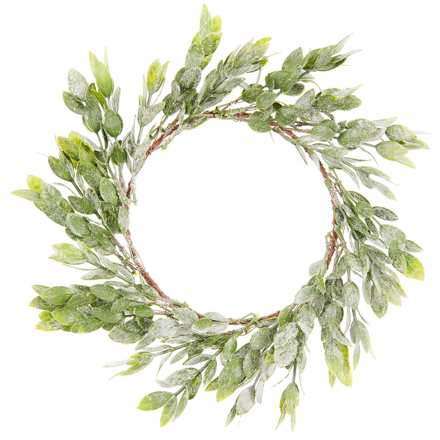 Blätterkranz geeist von Rico Design