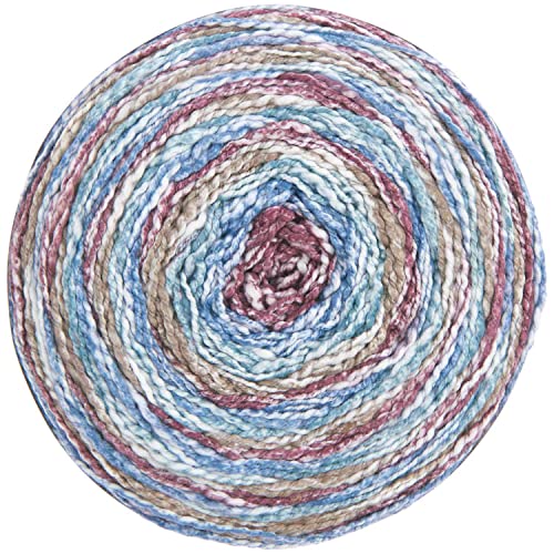 Rico Design Bobbel Cotton Farbverlauf Rico Creative Cotton Stripes 06 summer darks, 250g Farbverlaufswolle Baumwolle zum Häkeln oder Stricken von Rico Design