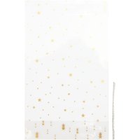Bodenbeutel "Goldene Sterne" mit Verschlussstreifen - 14,4 x 24 cm von Rico Design