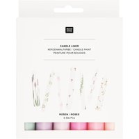 Candle Liner Set "Roses" von Rico Design