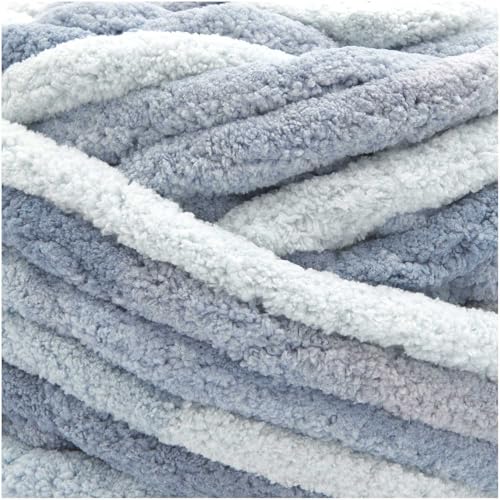 Chenillove Super Big Print - superdickes Chenille-Garn, 300g/36m (Blau - 004) von Rico Design