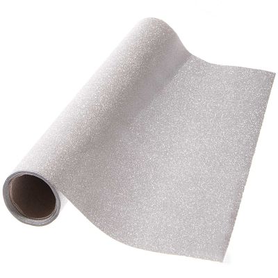 Dekoband Glitter silber 36cm 5m Dekoband Glitter silber 36cm 5m von Rico Design