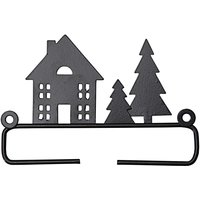 Dekobügel Haus mit Tanne 11cm Dekobügel Haus mit Tanne 11cm von Rico Design