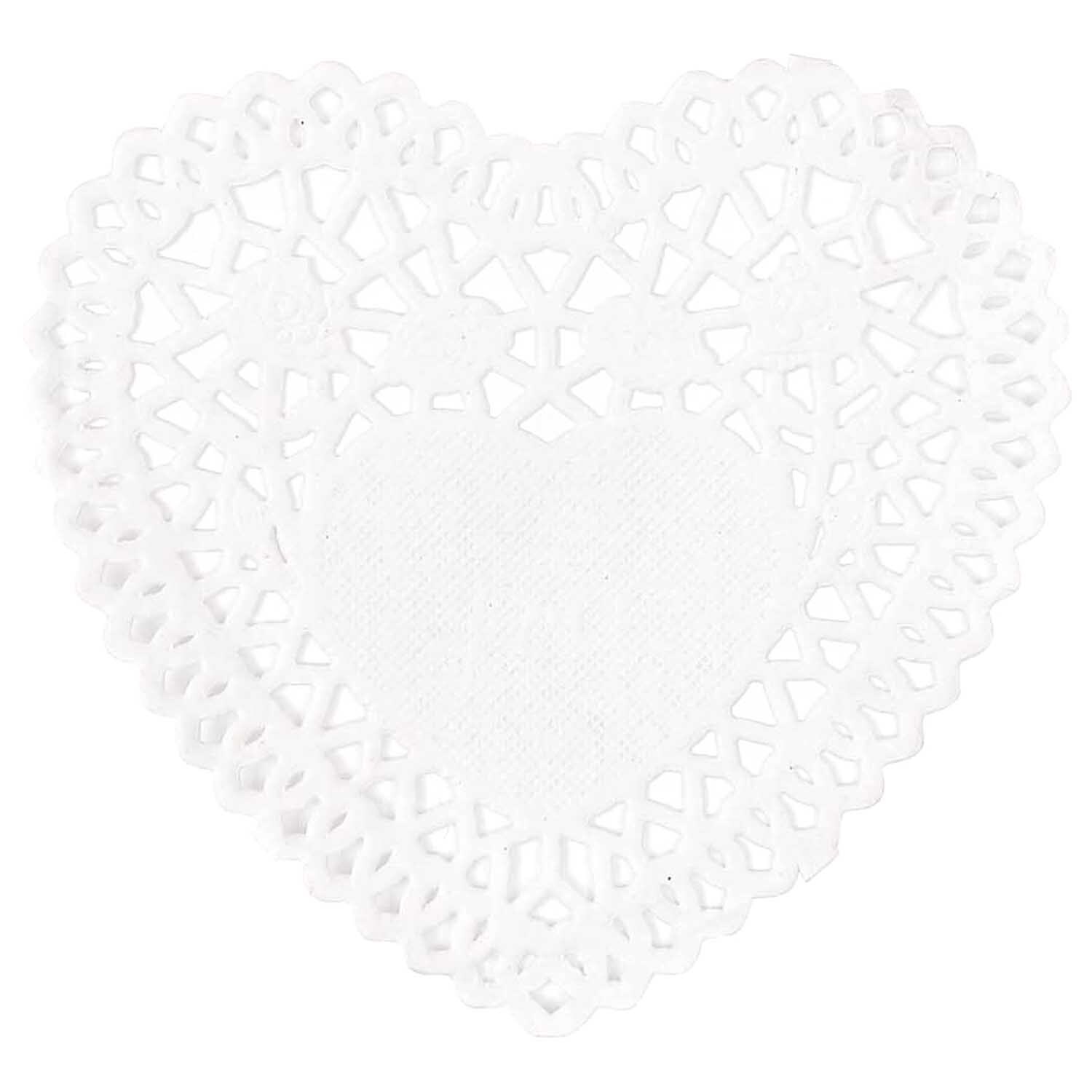 Dekospitze Herz 10x10cm von Rico Design